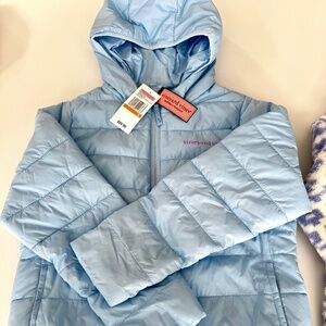 Vineyard Vines Lightweight Puffer Jacket; Size S 7-8 Brand New With Tag
